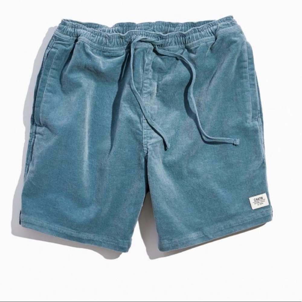 Blue corduroy Katin men’s shorts
